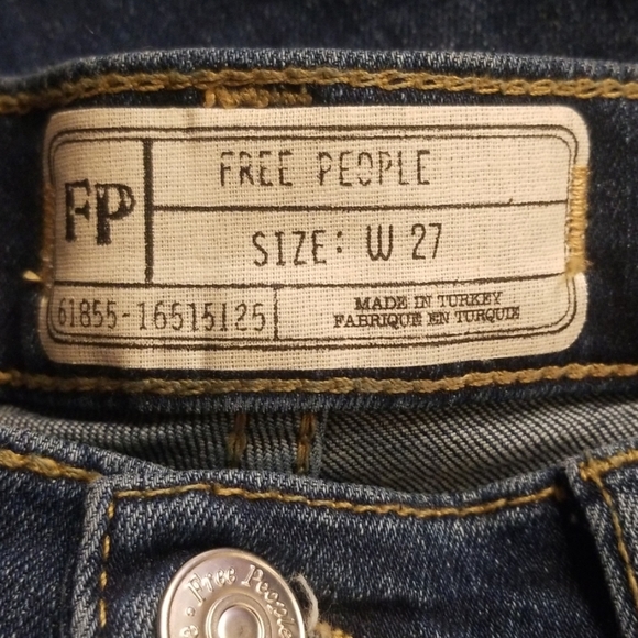 Free People busted Knee High rise skinny Jeans NWT - Picture 8 of 8